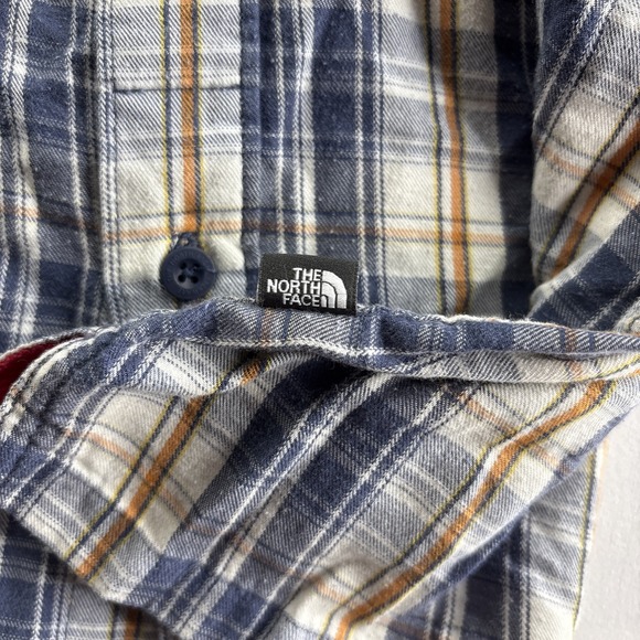 North Face Explore Fund Button Shirt Men's Small Striped Long Sleeve - Picture 7 of 7
